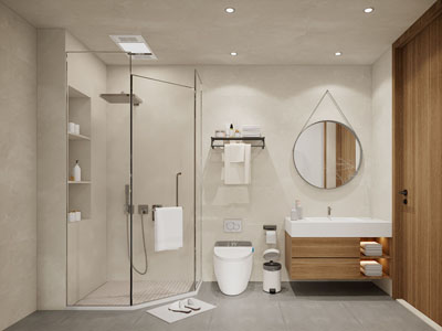 现代卫浴间 洗手间