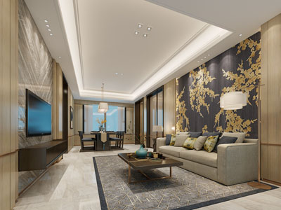 新中式客厅餐厅