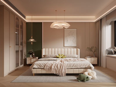 法式奶油风卧室