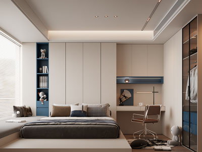 现代榻榻米卧室