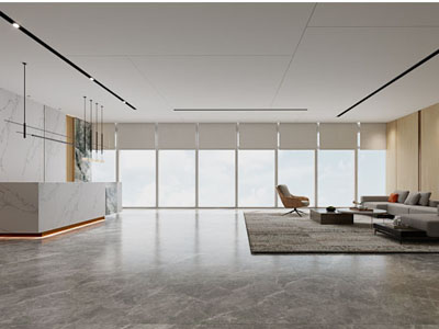 现代大堂前台接待