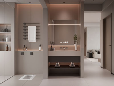 现代洗手间 卫浴间