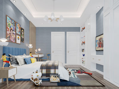 北欧卧室 儿童房 男孩房