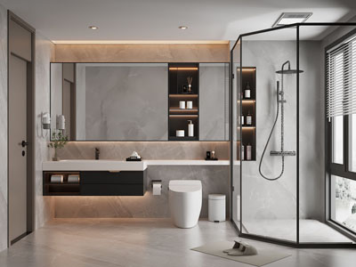 现代洗手间 卫浴间