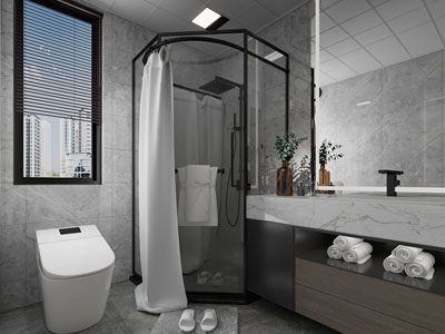 现代洗手间 卫浴间