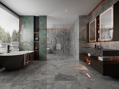 现代卫浴间 洗手间