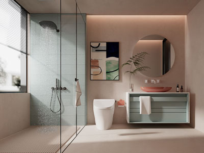 现代卫浴间 洗手间