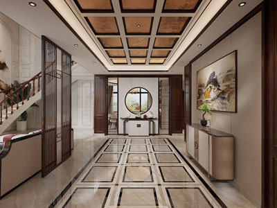 新中式玄关过道