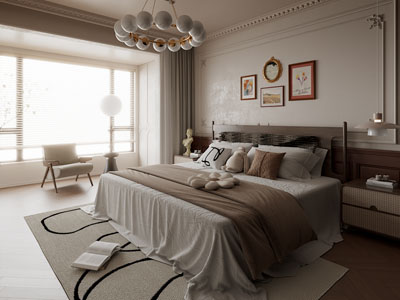 法式中古风卧室