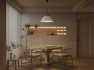 新中式麻将娱乐休闲室