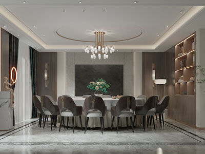 新中式酒店包厢包间