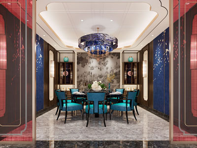 新中式酒店包厢包间