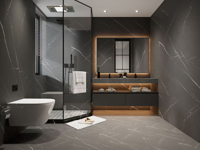 现代卫浴间 洗手间