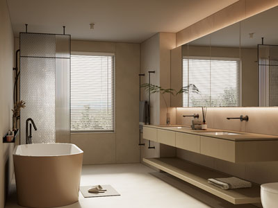 现代卫浴间 洗手间