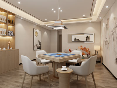 新中式麻将娱乐休闲室