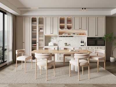 现代奶油风餐厅