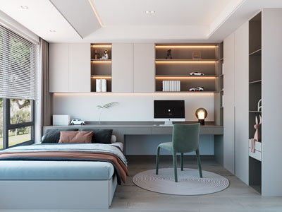 现代榻榻米卧室