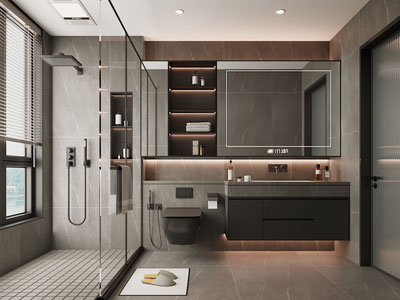 现代卫浴间 洗手间