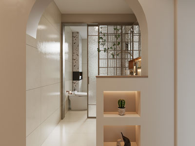 现代卫浴间 洗手间