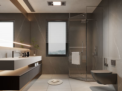 现代卫浴间 洗手间