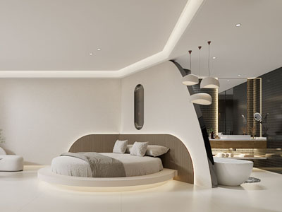 侘寂风奶油风卧室