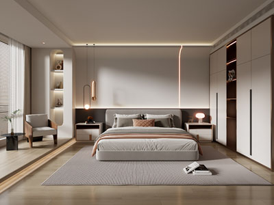 现代卧室