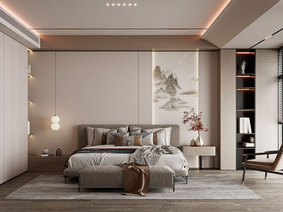 新中式卧室