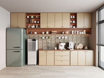 现代中古风茶水间