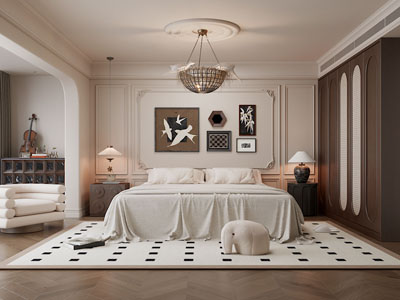 法式中古风卧室