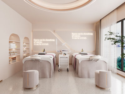 现代轻奢美容院 spa会所 按摩馆