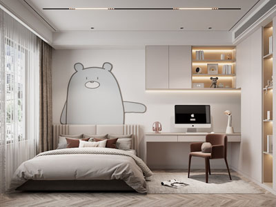 现代卧室 儿童房