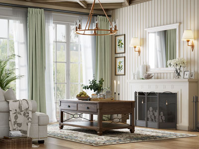 美式田园客厅