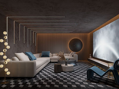 现代影音室 视听室