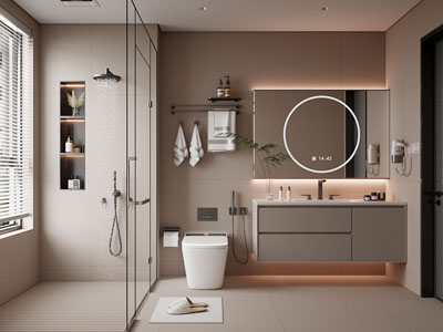 现代卫浴间 洗手间