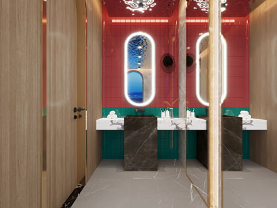 现代酒店洗手间 卫生间