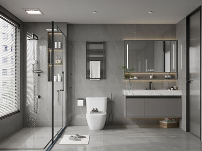 现代卫浴间 洗手间