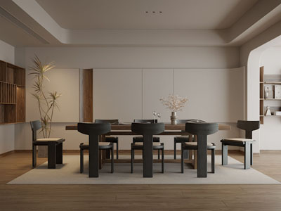 侘寂风中古餐厅