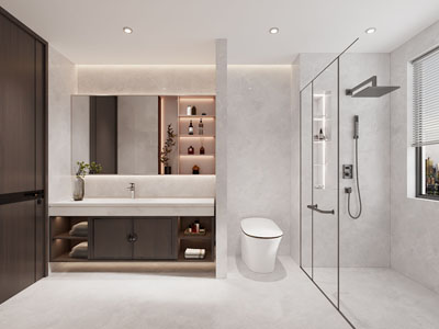 新中式卫浴间 洗手间