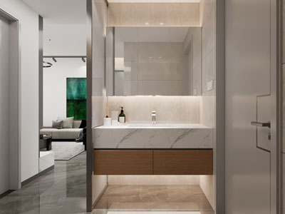 新中式卫浴间 洗手间