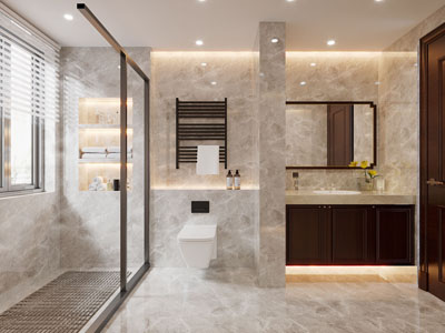 现代卫浴间 洗手间