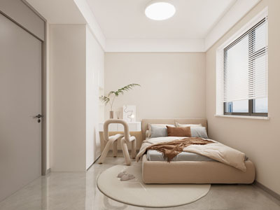 现代奶油风卧室