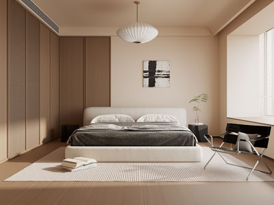 现代中古风卧室