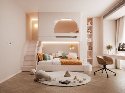 现代卧室 儿童房