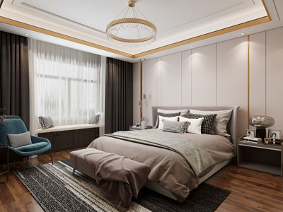 新中式卧室