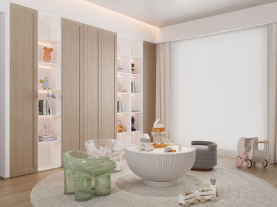 现代儿童娱乐休闲室