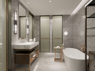 现代轻奢卫浴间 洗手间