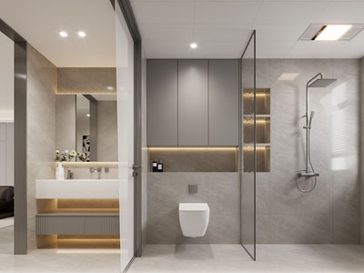 现代洗手间 卫浴间