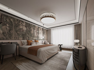新中式卧室