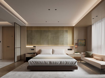 新中式酒店客房