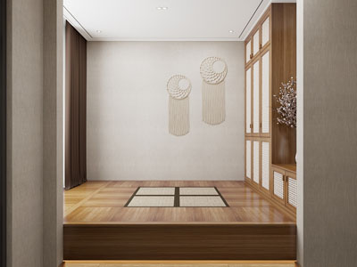 日式榻榻米多功能卧室 茶室